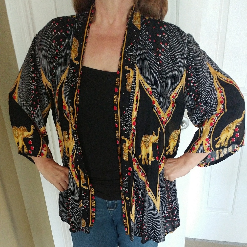 NWT Elephant Pants Kimono jacket top