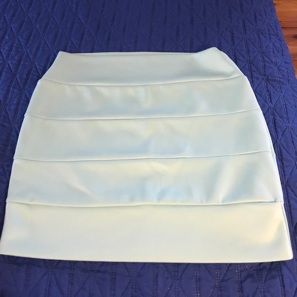 Light blue skirt