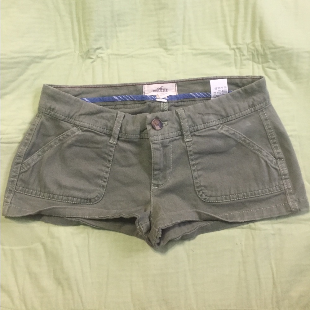 Hollister green shorts