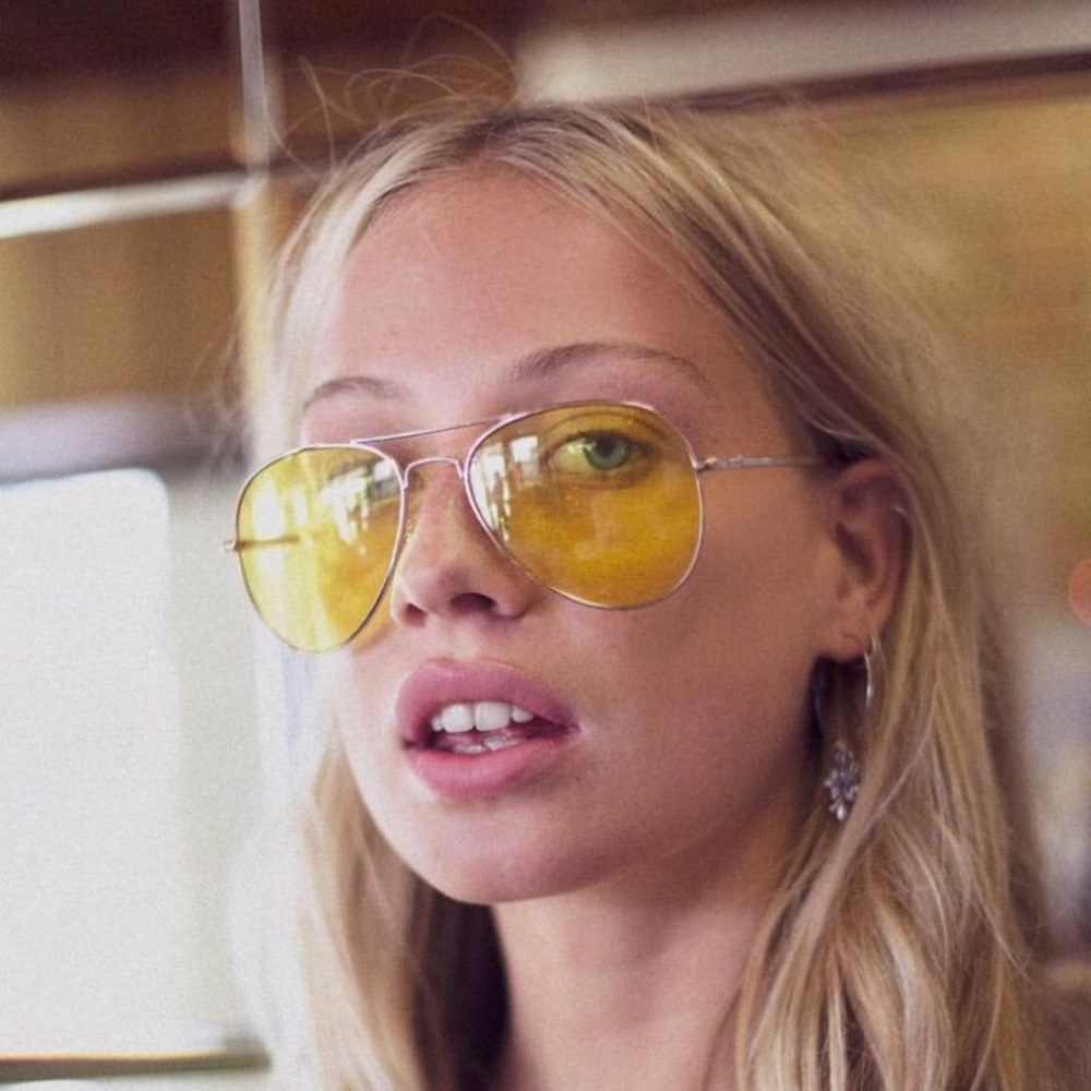 Yellow glasses
