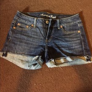 American Eagle cuffed jean shorts