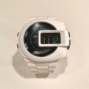 Diesel men's white watch