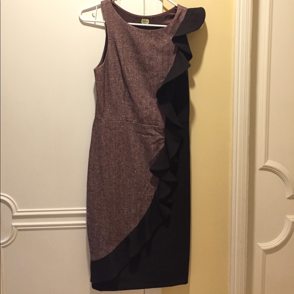 side ruffle Eva Franco dress