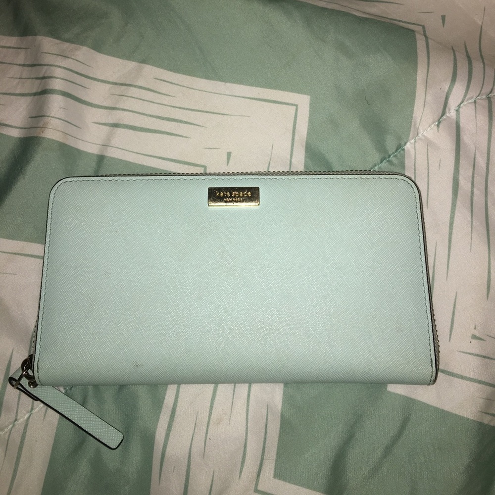 Teal Kate Spade Wallet