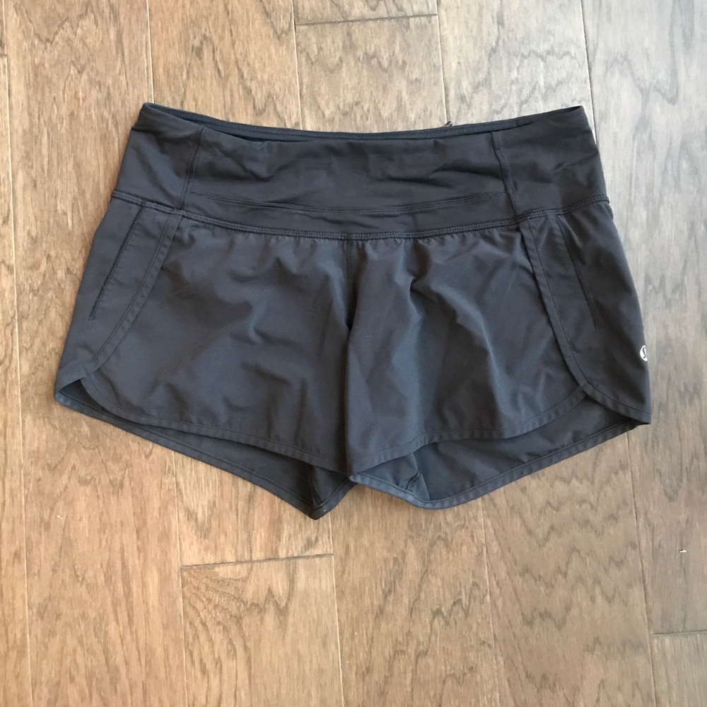 Black lulu lemon shorts