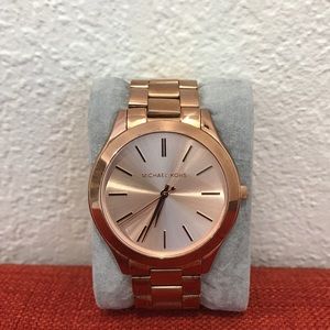 Pre Owned Michael Kors Rose Gold Watch 42mm