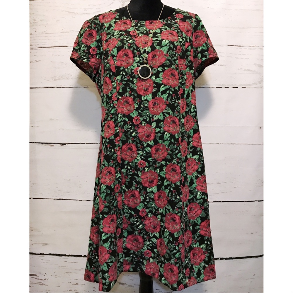 Plus Size Floral Dress