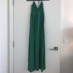 Green Splendid Jersey Maxi Dress