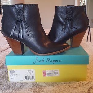 Jack Rogers Size 8.5 black booties
