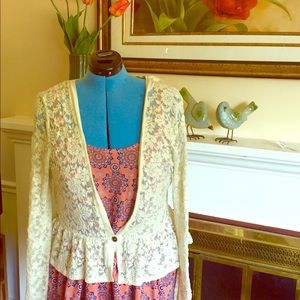 Xl lace cardigan.
