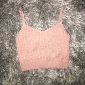 Blush Pink Crop Tank