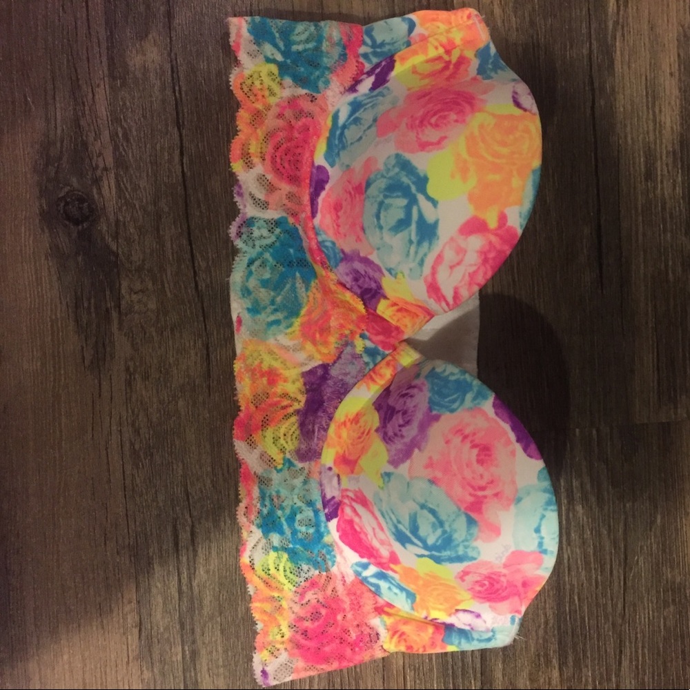 Floral VS Pink Bra