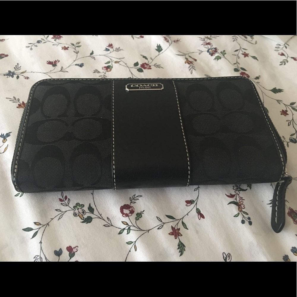 Black Coach Wallet