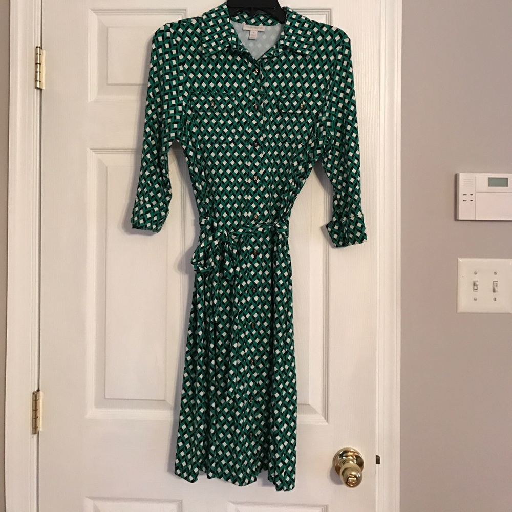 Charter Club three quarter sleeve shift dress