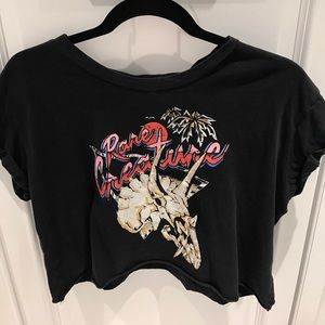 NEW WITH TAGS VINTAGE LF graphic crop top