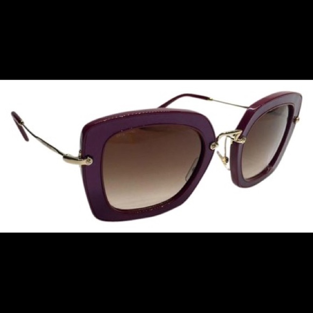 NWT Sunglasses Miu Miu Noir MU07OS UFY6S1.