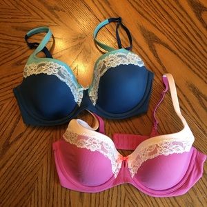 Victoria's Secret Body by Victoria Lined Demi bras