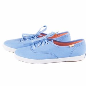 Champ Oxford Blue KEDS with sparkle laces