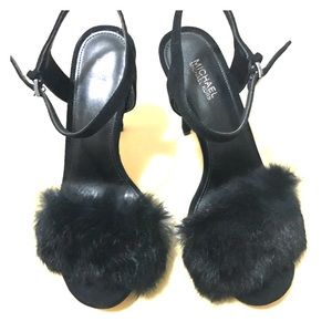 Michael Kors black heels with box