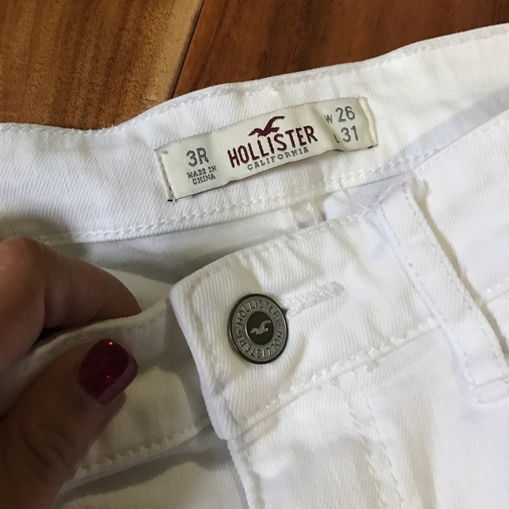 White Hollister Jeans