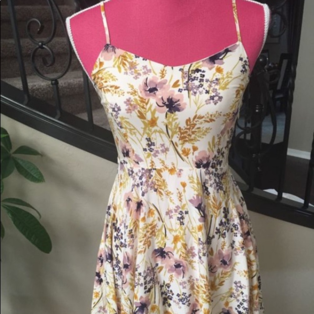 Old Navy Floral Fit & Flare Cami Dress