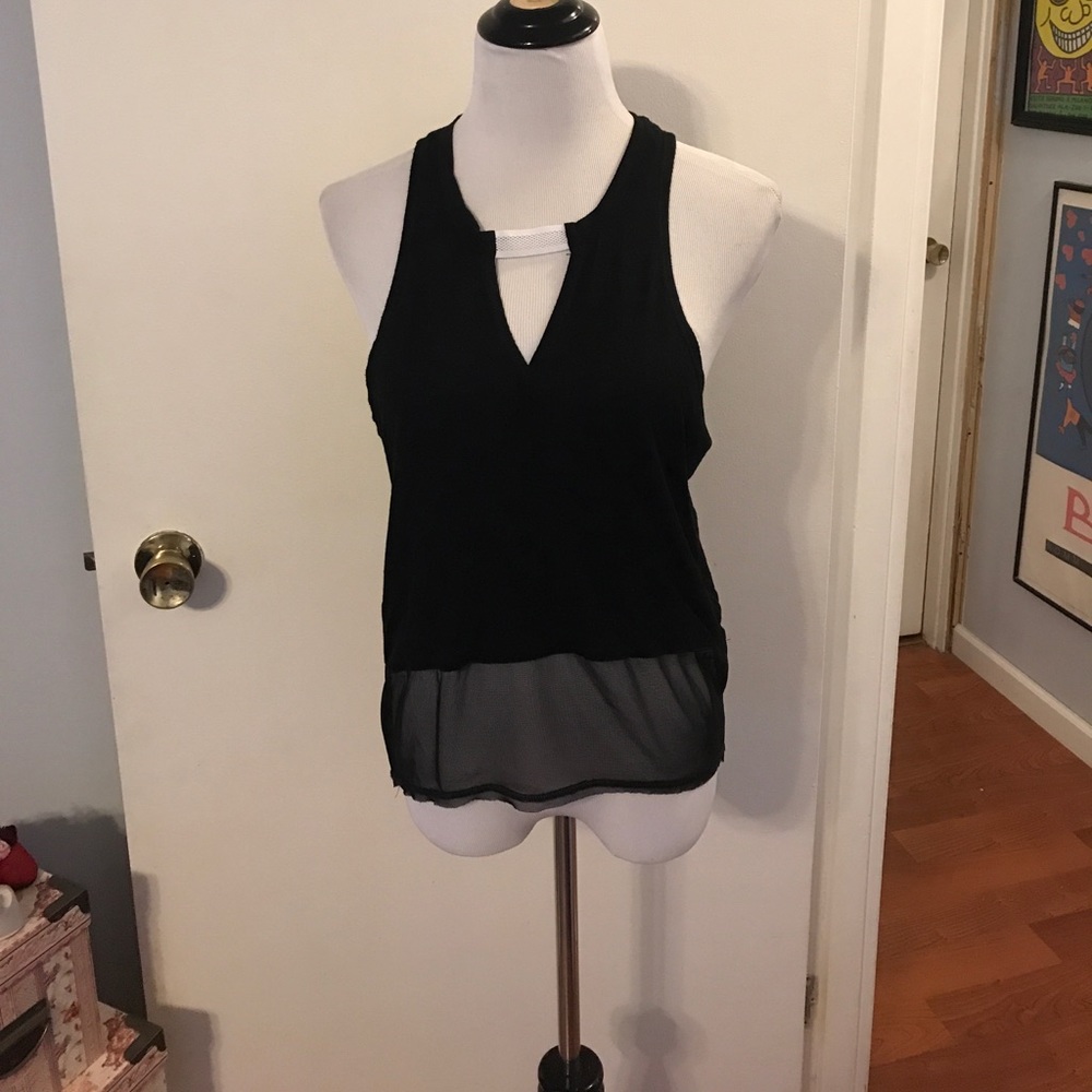 Nesh black sleeveless top