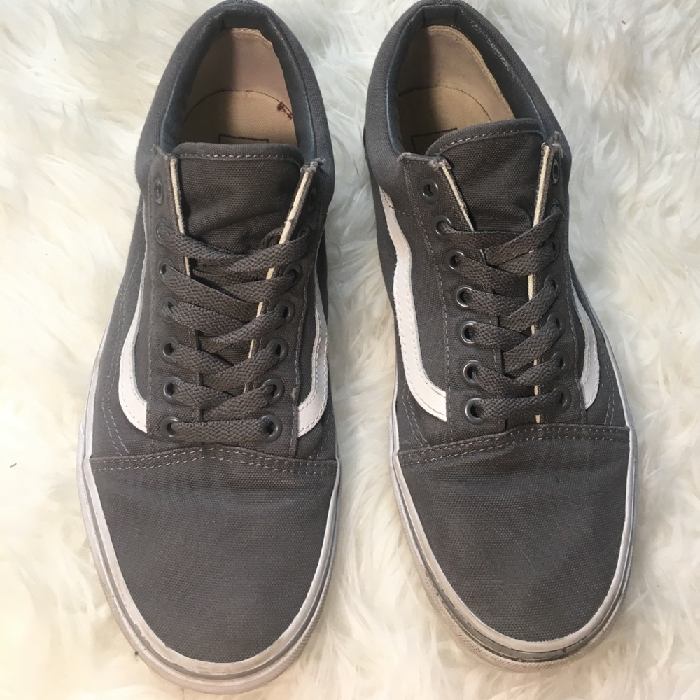 Vans Old Skool Grey Shoes Men's 8 Women's 10.5