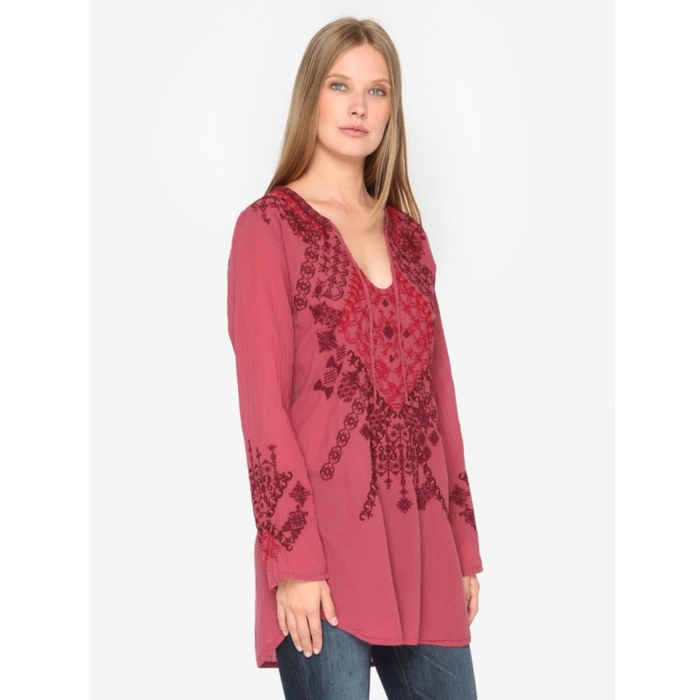 Johnny Was embroidered pullover