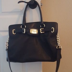 Michael Kors Hamilton satchel gold hardware