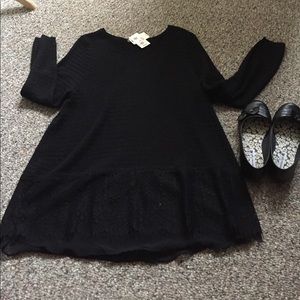 Gorgeous lucky brand long sleeve top/tunic 2x