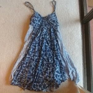 Blue Floral Dress