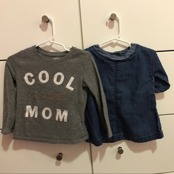 Three 2T toddler girl shirts from old navy - Picture 1 of 3