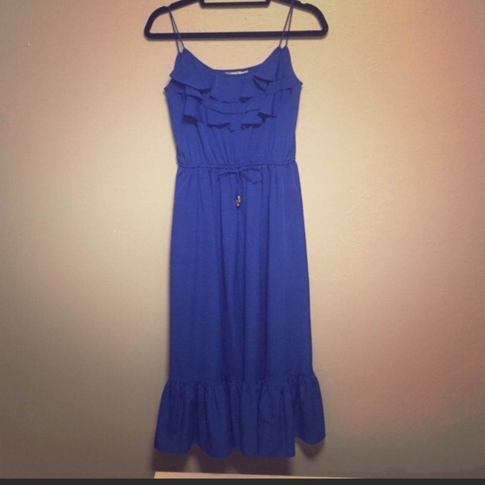 Blue dress