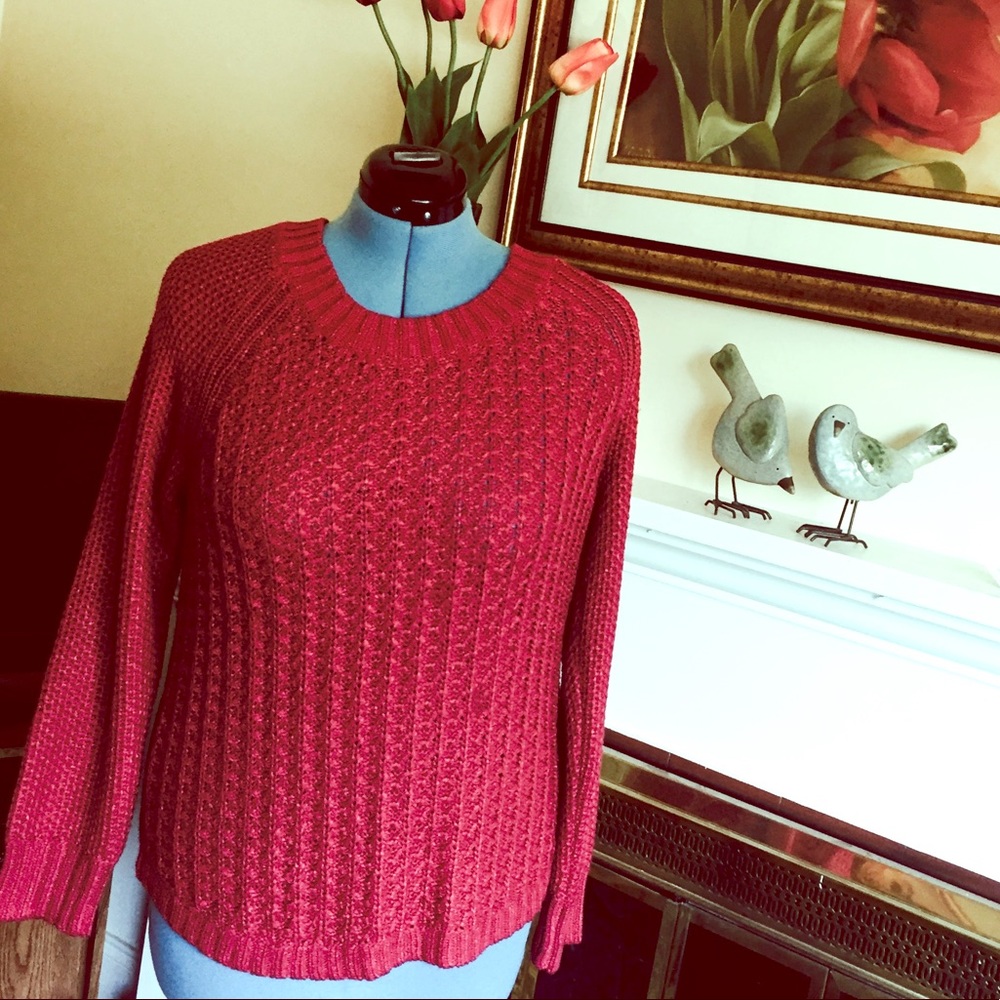Xl  Beautiful  Calvin Klein Cable Knit Sweater