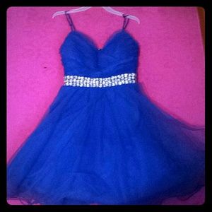💙beautiful dimiond aqua blue dress💙