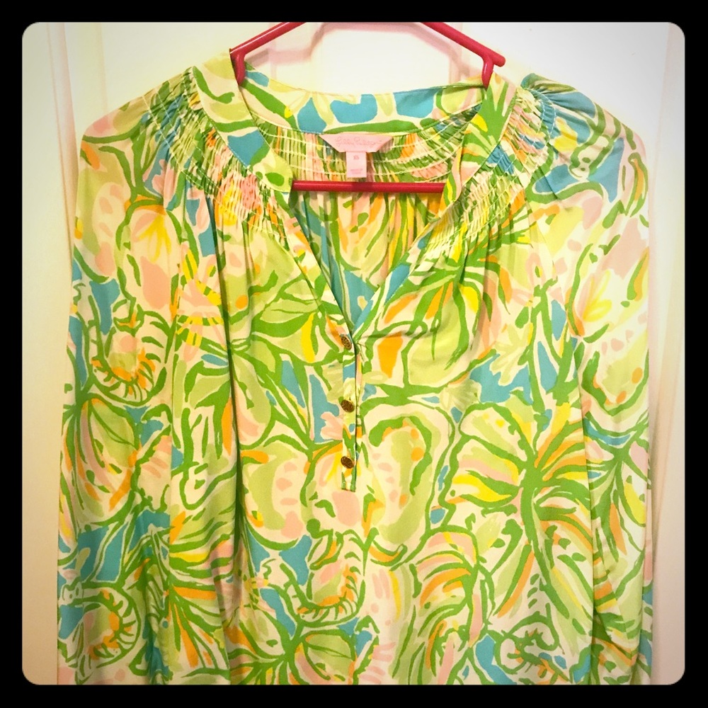 Lilly Pulitzer Elsa Top in Multi Elephant Ears