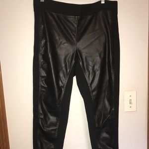 Ann Taylor leather or leather-like pants