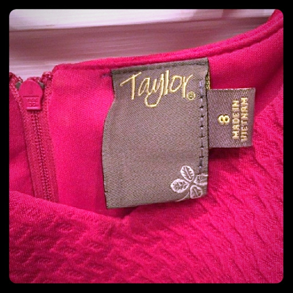 Hot Pink pop over dress
