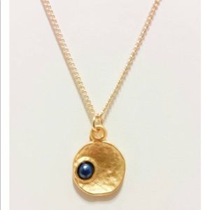 Gold Gilled Metallic Blue Chain