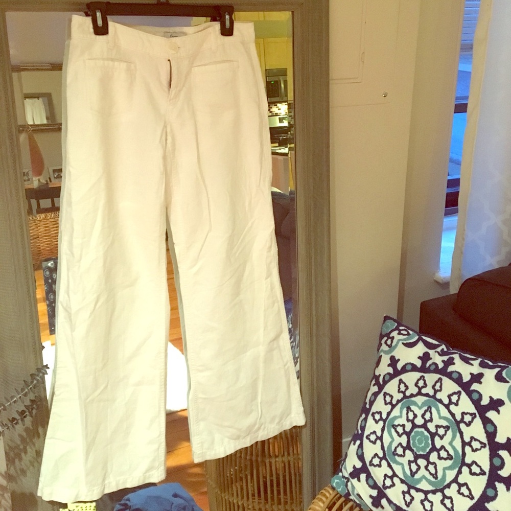 Express wide leg linen pants size 8