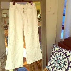 Express wide leg linen pants size 8