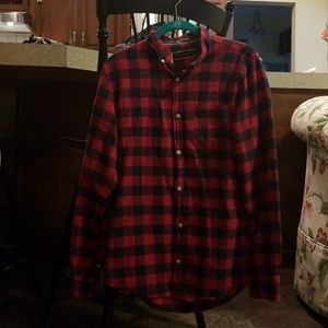 Soft plaid long sleeve