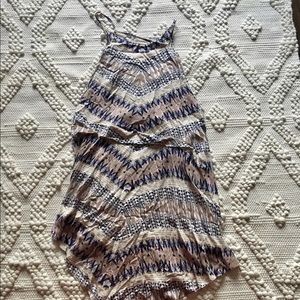 Free People spaghetti strap, tribal dress. Size L