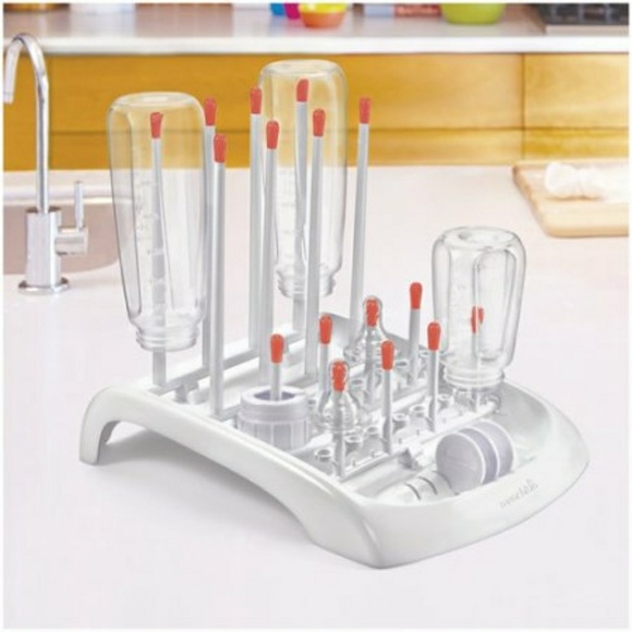 Baby girl Bottle Drying Rack -Pink -Munchkin - Picture 1 of 3