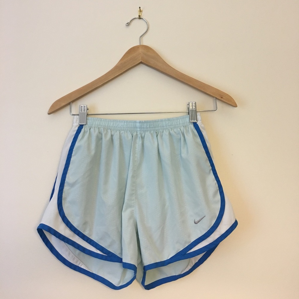 Blue Nike Dry Fit Running Shorts