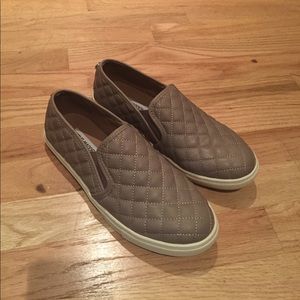Steve Madden quilted slip on sneaker