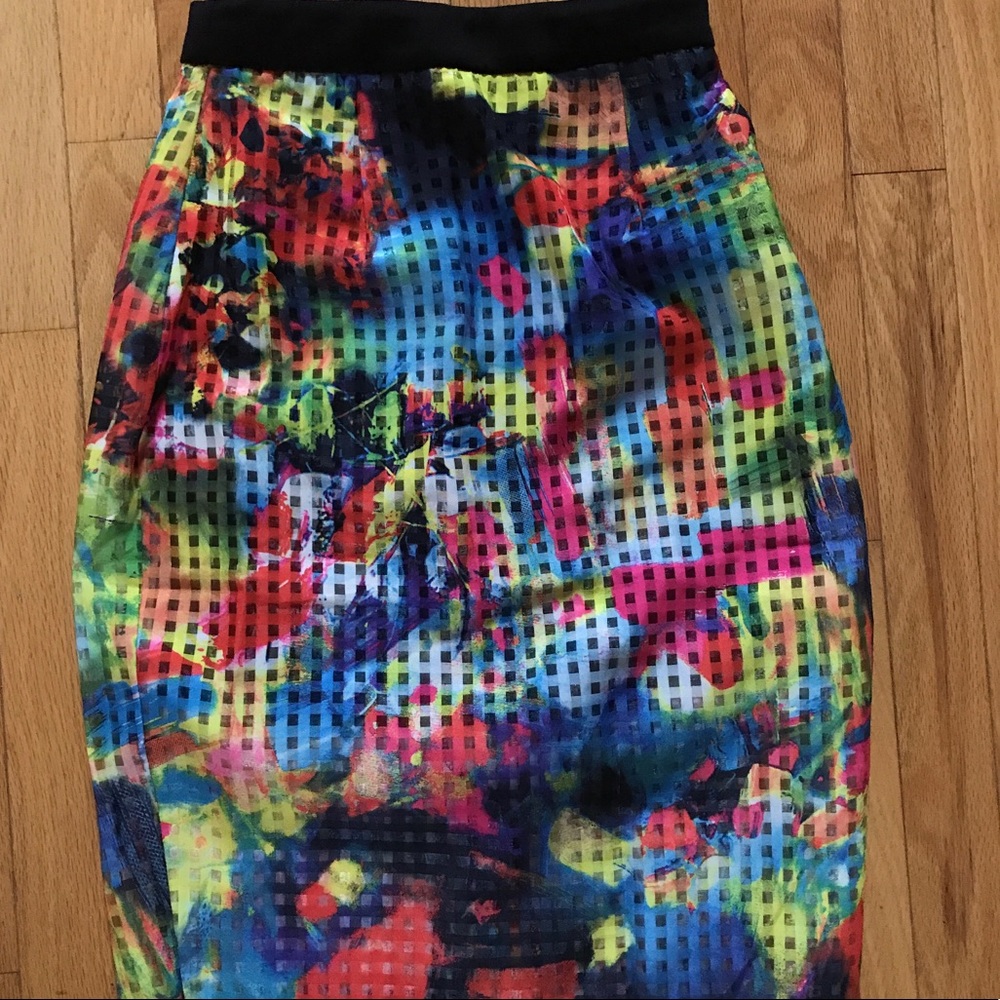 Do&Be Multicolored Pencil Skirt