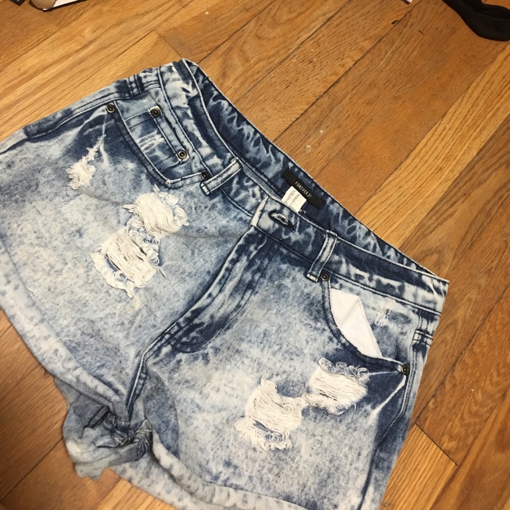 High wasted forever 21 shorts