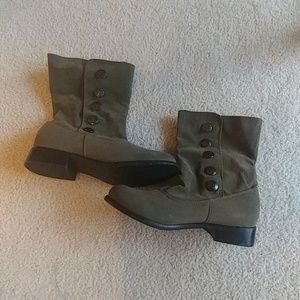 Olive Green Boots / Booties