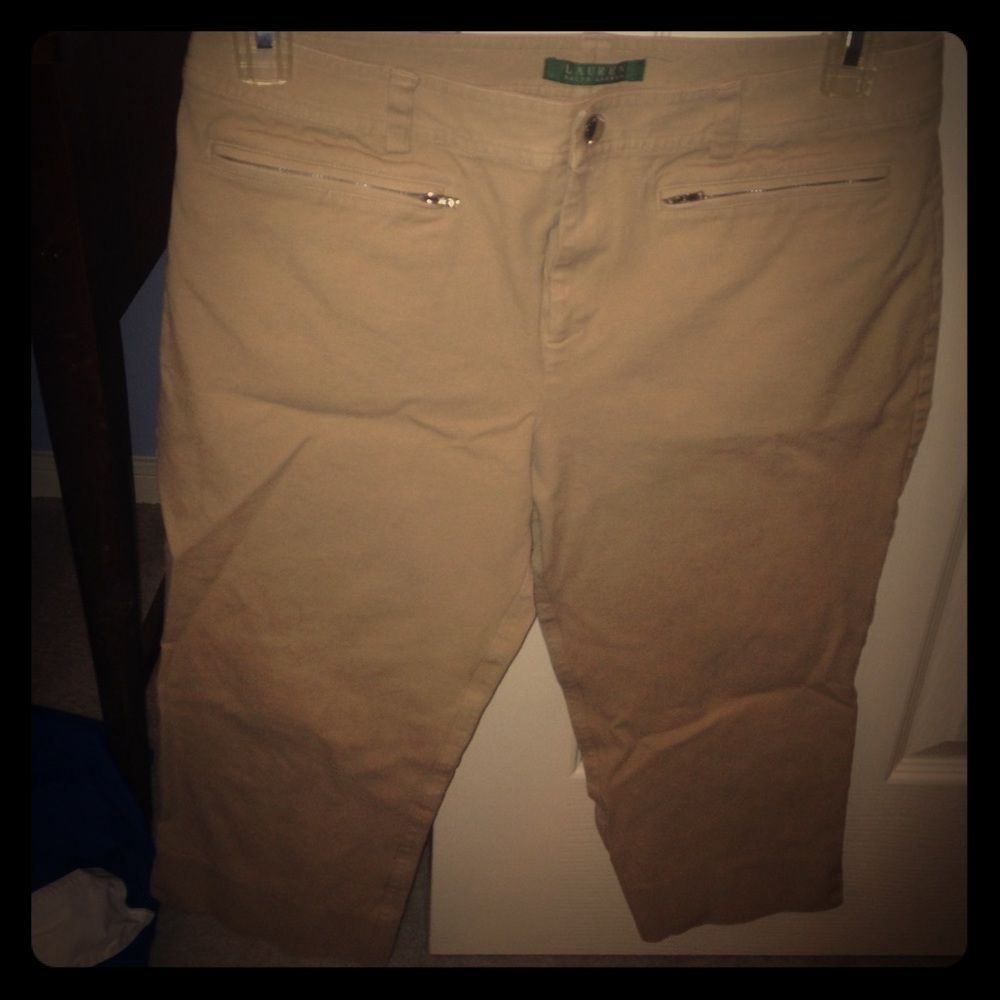 Ralph Lauren Khaki Capris